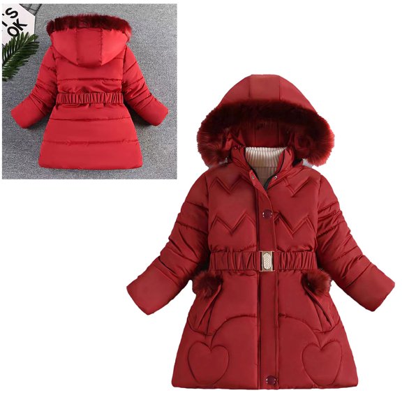Baby Boys Winter Coat,Baby Boys Puffer Coat Mid-length Hooded Jacket Long Sleeve Light Winter Coats For Baby Kids Winter Jacket Baby Winter Clothes