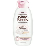 Garnier Whole Blends Gentle Shampoo with Oat Milk and Rice Cream Extracts, 12.5 fl oz