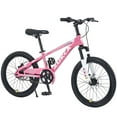 thumbnail image 4 of Zukka 20 inch Kids Mountain Bike Steel Frame Hardtail Bicycle for Child Aged 7-10 Years Pink, 4 of 7