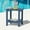 Blue, variant on SERWALL Adirondack Outdoor Side Table, All Weather Use Double Layer Patio Side Table, HIPS Rectangular End Table- Blue