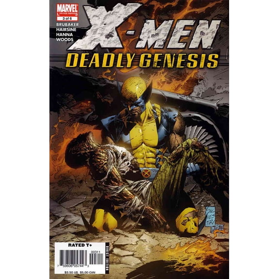 X-Men: Deadly Genesis #3 VF ; Marvel Comic Book