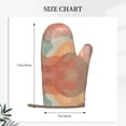 thumbnail image 4 of XMXT Silicone Oven Mitts, Colorful Art Block Thickened Non-Slip Oven Gloves, 2 Pcs, 4 of 9