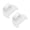 White, variant on OIUR 2/4Pcs Sewing Gauge with Thumb Guide Compact Design Portable Needle Gauge Quilting Ruler DIY Stitching Tools