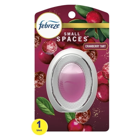 Febreze Odor-Eliminating Small Spaces Air Freshener, Holiday Cranberry Tart Scent
