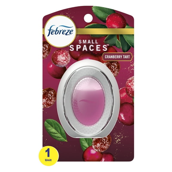 Febreze Odor-Eliminating Small Spaces Air Freshener, Holiday Cranberry Tart Scent
