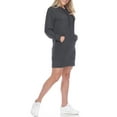 thumbnail image 2 of White Mark Women's Hoodie Sweatshirt Dress, 2 of 5