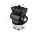 thumbnail image 3 of Andoer 360° Rotatable Camera Monitor Cold Shoe Mount Adapter Head with 1/4-inch Interface Allen Wrench for Monitor LED Light Microphone Expansion Mounting, 3 of 7
