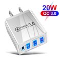 thumbnail image 3 of 3 USB Cargador rápido 3.1A Carga rápida PD Tipo-C Adaptador de corriente para teléfono Tablet, 3 of 5