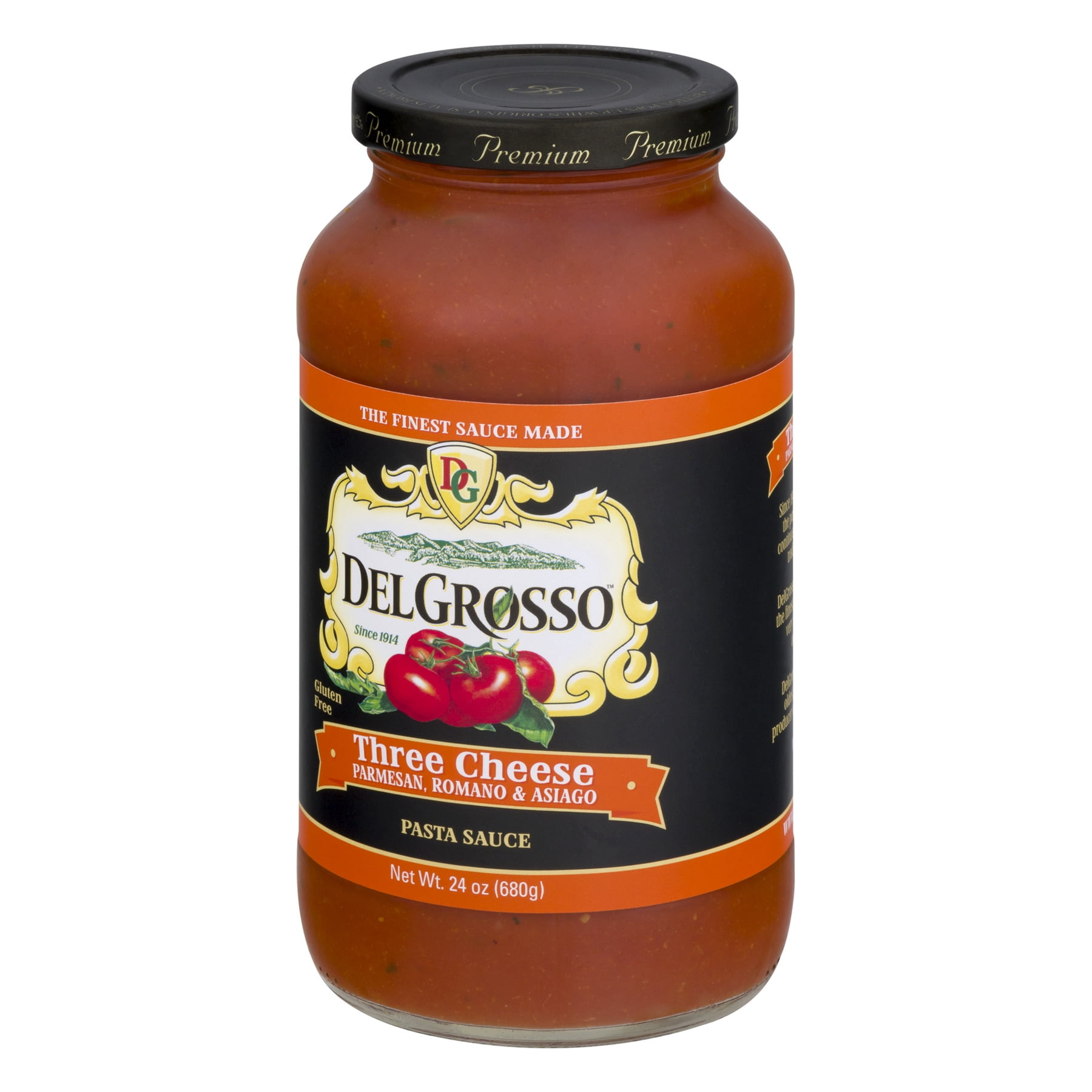 (12 pack) Del Grosso 24oz. Three Cheese