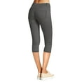 thumbnail image 2 of Hybrid and Company Women's Hyper Stretch Denim Capri Jeans, 2 of 3