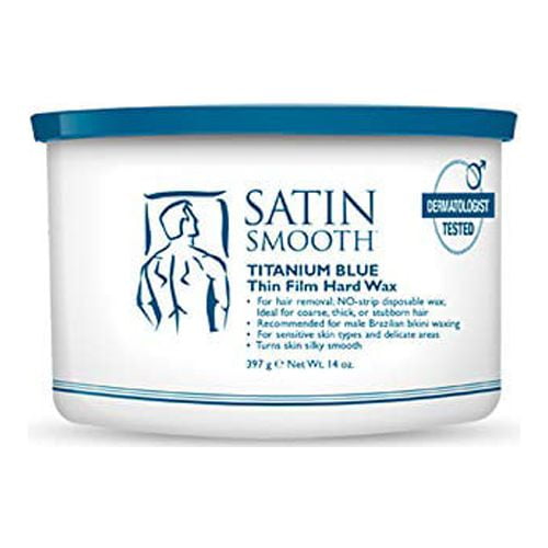 Cera depilatoria con titanio azul de Satin Smooth