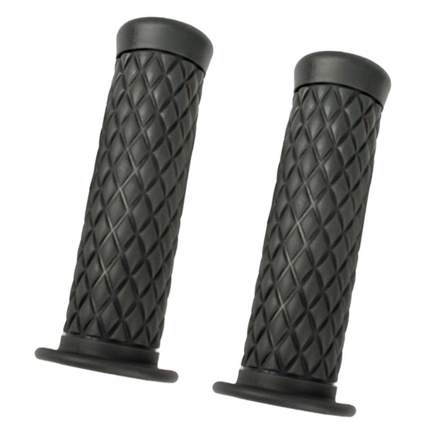 2 empuñaduras de goma para manillar de motocicleta Harley 883 1200 Gris oscuro