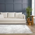 thumbnail image 5 of Hauteloom Basia Living Room, Bedroom Area Rug - Contemporary - Light Gray, Gray - 7'9" x 9'6", 5 of 15