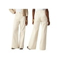 thumbnail image 3 of Women Wide Leg Jeans High Waisted Stretchy Straight Leg Jeans Loose Trendy Denim Pants with Pocket CreamWhite Regular XL, 3 of 7