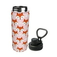 thumbnail image 2 of Picia cute fox pink Pattern Water Bottle 18 oz Stainless Steel Insulated Bottles With Handle Leak Proof Gym Sport Water Jug BPA-free insulated kettle For Men Women Adults, 2 of 7