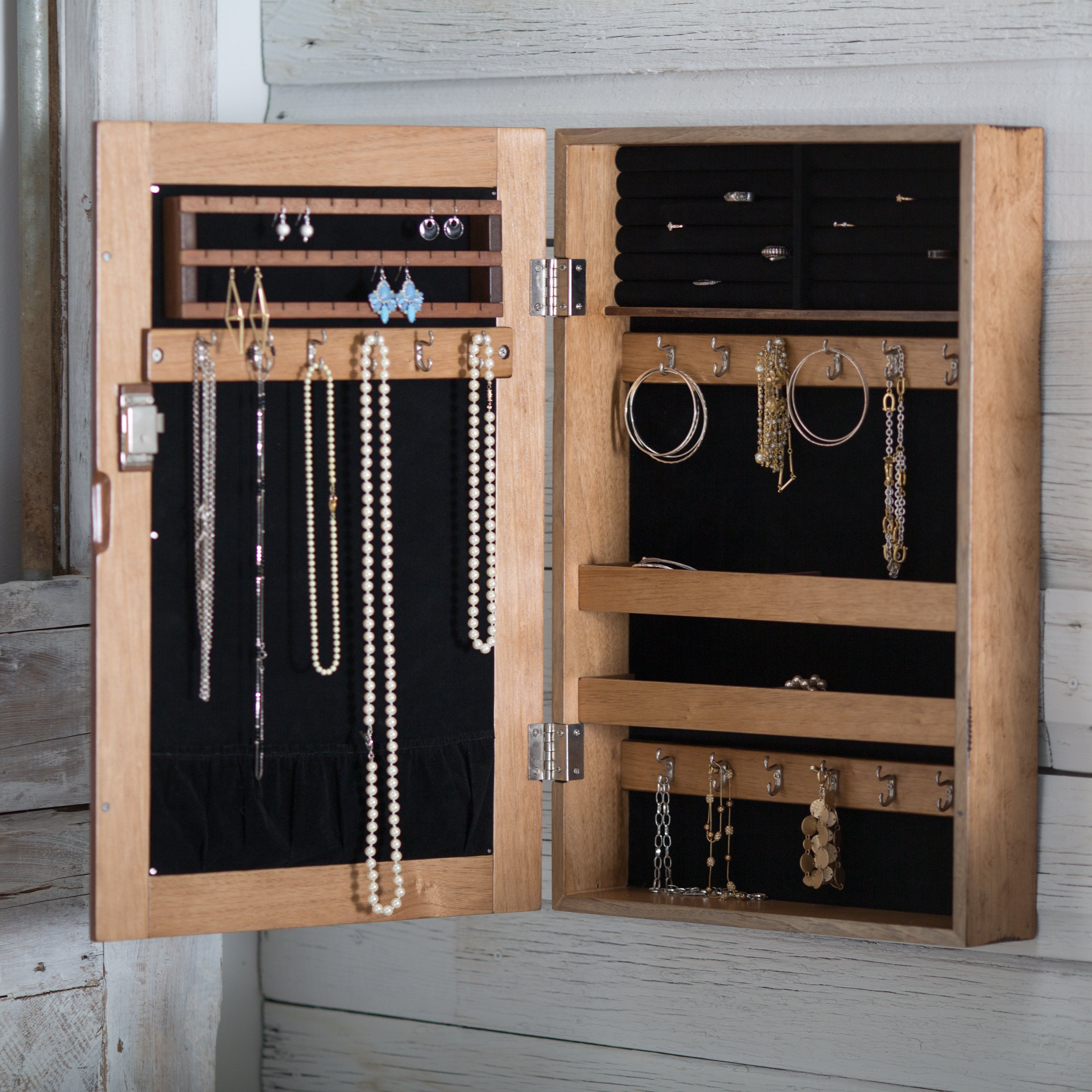 Wall Mirror Jewelry Armoire distressed wall mount mirrored locking jewelry armoire - walmart Wall Mirror Jewelry Armoire distressed wall mount mirrored locking jewelry armoire - walmart