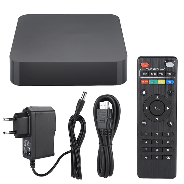 Smart TV Box Sincero WIFI decodificador Reproductor multimedia HDMI para MXQ-4k H3-1+8G 110-240 (UE) Plug