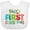 AA-White, variant on Inktastic Baby's First Christmas Cute Letters Boys or Girls Baby Bib