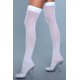 thumbnail image 1 of 1932 Opaque Nylon Thigh Highs BeWicked lingerie, 1 of 3
