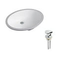 thumbnail image 1 of DROP Bath and Kitchen DR091194 Undermount Bathroom Sink Set, 1 of 3