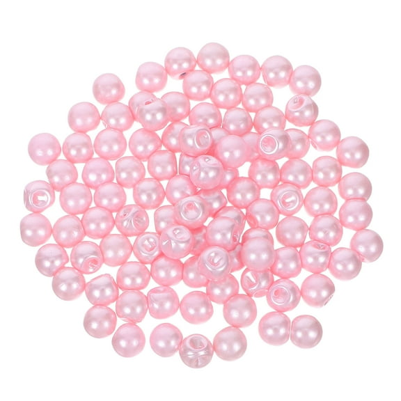 STRANDCHIC 100Pcs Round Faux Resin Buttons Decorative for Sewing Wedding Shirts Crafts Accessories