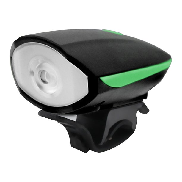 Luz de bicicleta recargable por USB, luz de bicicleta impermeable para montar por la noche con bocina