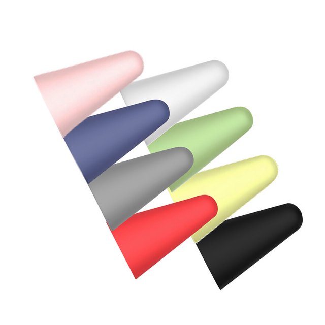 facefd 8pcs Tablet Pencil Penpoint Protector Pen Point Protective Silicone Cap Case Tablet Pencil Accessories, Mixed Color
