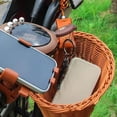 thumbnail image 5 of IAJFHAFS Bicycle Basket Adjustable Front Handlebar - Brown Basket - Adjustable Accessories for Bike Supplies, 5 of 7