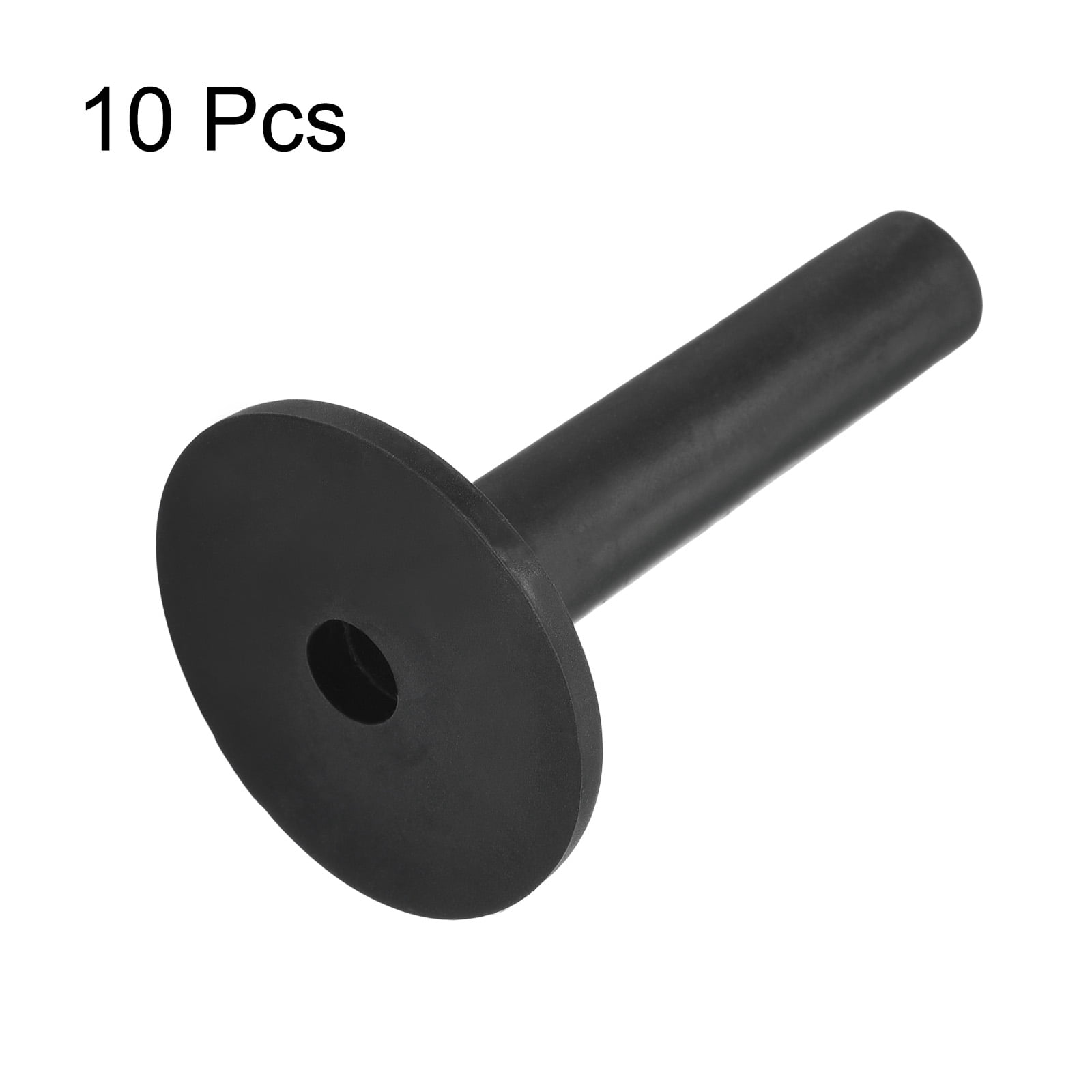 Unique Bargains Training Range Tee Stable Ball Holder Rubber Golf Tee Black 3.4 Inch