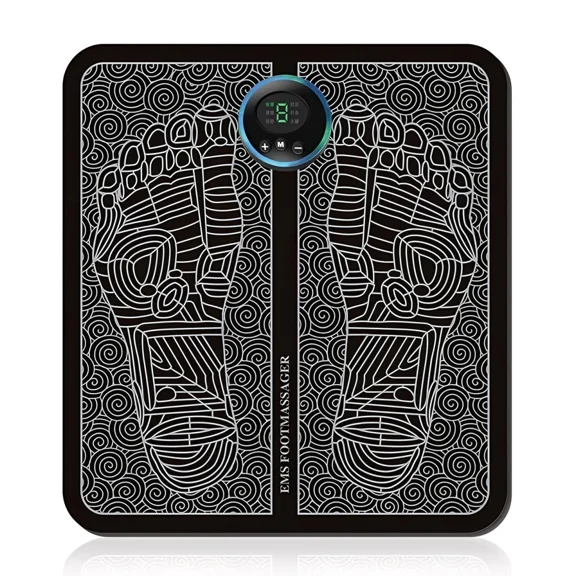 Electric Foot Massager Pad for Relaxation – 19 Intensity Levels & 8 Therapeutic Modes to Soothe Tired Feet and Support Muscle Comfort