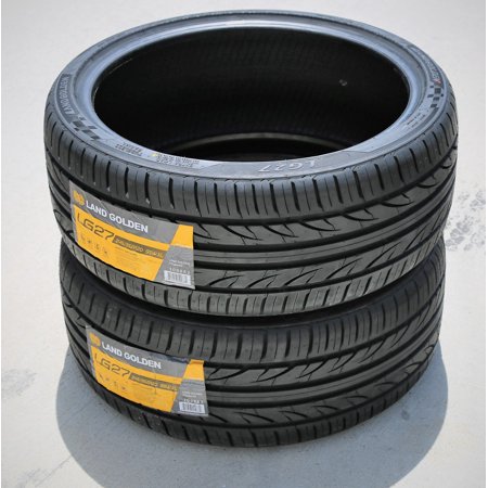 Landgolden Pair of 2 (TWO) Landgolden LG27 245/35R20 ZR 95W XL A/S High Performance All Season Tires Fits: 2020 Volvo S60 T8 Polestar, 2019-23 Volkswagen Arteon SEL Premium R-Line Sansujyuku sansujyuku.com