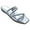 Silver, variant on LAVRA Womens Rhinestone Slides Bling Summer Sandals Strappy Sparkle Sexy Flip Flop