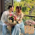 thumbnail image 6 of 16Pcs 4 Styles Floral Gift Bags with Handles 8.3x5.9x3.2 Inch Kraft Paper Flower Wildfloral Bags for Wedding Birthday Themed Party Favor Colorful DIY, 6 of 6