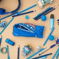 thumbnail image 6 of ZIPIT Monster Pencil Case for Boys, Holds up to 30 Pens, Machine Washable, Made of One Long Zipper! (Blue), 6 of 10