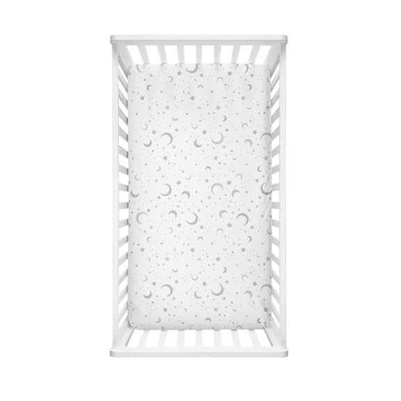 Juego Sábanas Colecho Bebé Polo One Luna Gris 3 Piezs 70x100