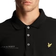 thumbnail image 3 of Lyle & Scott Polo à Manches Longues pour Hommes avec Logo Imprimé Coordonné, 3 of 5