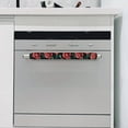 thumbnail image 3 of Yuyamidu Red Rose Refrigerator Door Handle Cover 2 Piece Scratchproof Microwave Oven Handle Decor Protector Kitchen Appliance Handle Covers Universal Handle Cover, 3 of 7