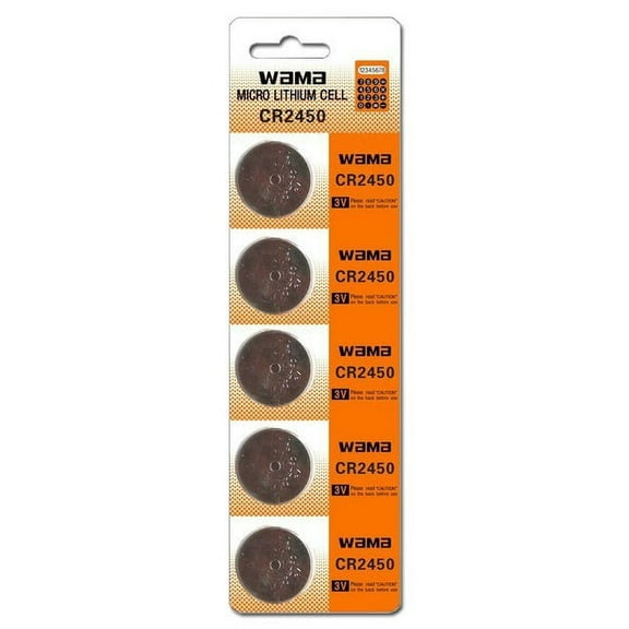 BBW CR2450 3V Lithium Coin Battery 500 Pack FREE SHIPPING!