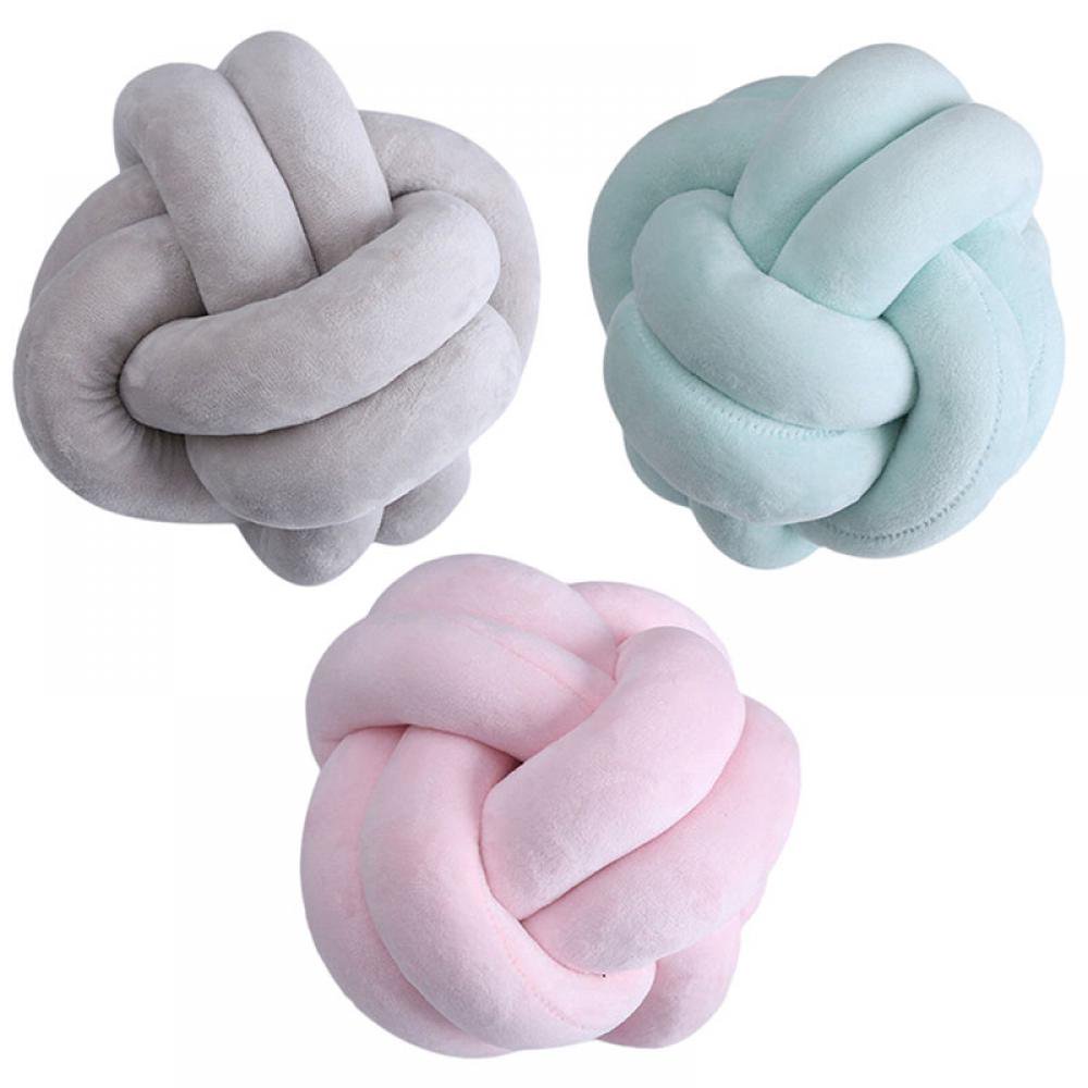Knot Pillow Ball Plush Cushion Toys Couch Throw Pillow Both Home Decor