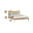 thumbnail image 2 of Meridian Furniture Windsor Natural Rubberwood King Bed, 2 of 11