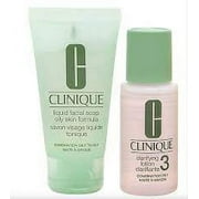 Clinique 261342 Cleansing Plus Exfoliation Set - 2 Piece