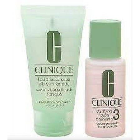 Clinique 261342 Cleansing Plus Exfoliation Set - 2 Piece