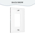 thumbnail image 5 of Fire Dragon Cool Art Light Switch Cover Decorator Single Gang Wall Plate 1-Gang Receptacle Outlet Decor, 5 of 7