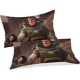 thumbnail image 5 of Buzz Lightyear Duvet Cover 3D Printed Set Bedding Set Anime Characters Quilt Cover Ultra Soft Breathable Conforter Cover Microfiber Comforter Cover Protector Set Pillowcases Double, 5 of 5