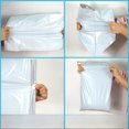 thumbnail image 1 of Bolsa de envío exprés blanca de 28 x 42 cm de grosor, bolsa de embalaje logístico, bolsa de embalaje impermeable para ropa, 1 of 3