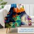thumbnail image 6 of Cats Super Soft Microfiber Throw Blanket - Lightweight Fluffy Blankets for Sofa, Bed, Couch, Office, and Camping, 6 of 6