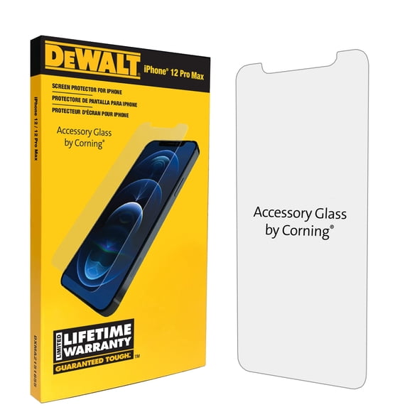 Protector de pantalla DEWALT Glass para iPhone 12 Pro Max