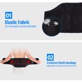 thumbnail image 2 of Unisex Adult Waist Protective Support Breathable Protector Guard Brace (Black XL), 2 of 8