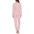 thumbnail image 3 of Renewold Warmth Women Pj Pants Set Trendy Vacation Holiday Scoop Neck Sleepwear,Pig Strawberry Yoga Walking Comfort Casual Athletic Outfits Nightwear Set of 2,Size M, 3 of 4