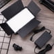 thumbnail image 5 of Kit de iluminación de video con panel de luz LED, luz fotográfica, iluminación plana, brillo ajustable, equipo de iluminación para estudio con enchufe estadounidense, 5 of 7